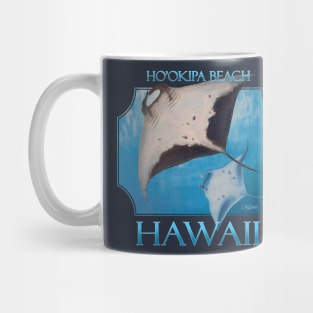 Ho’okipa Beach Hawaii Manta Rays Sea Rays Ocean Mug